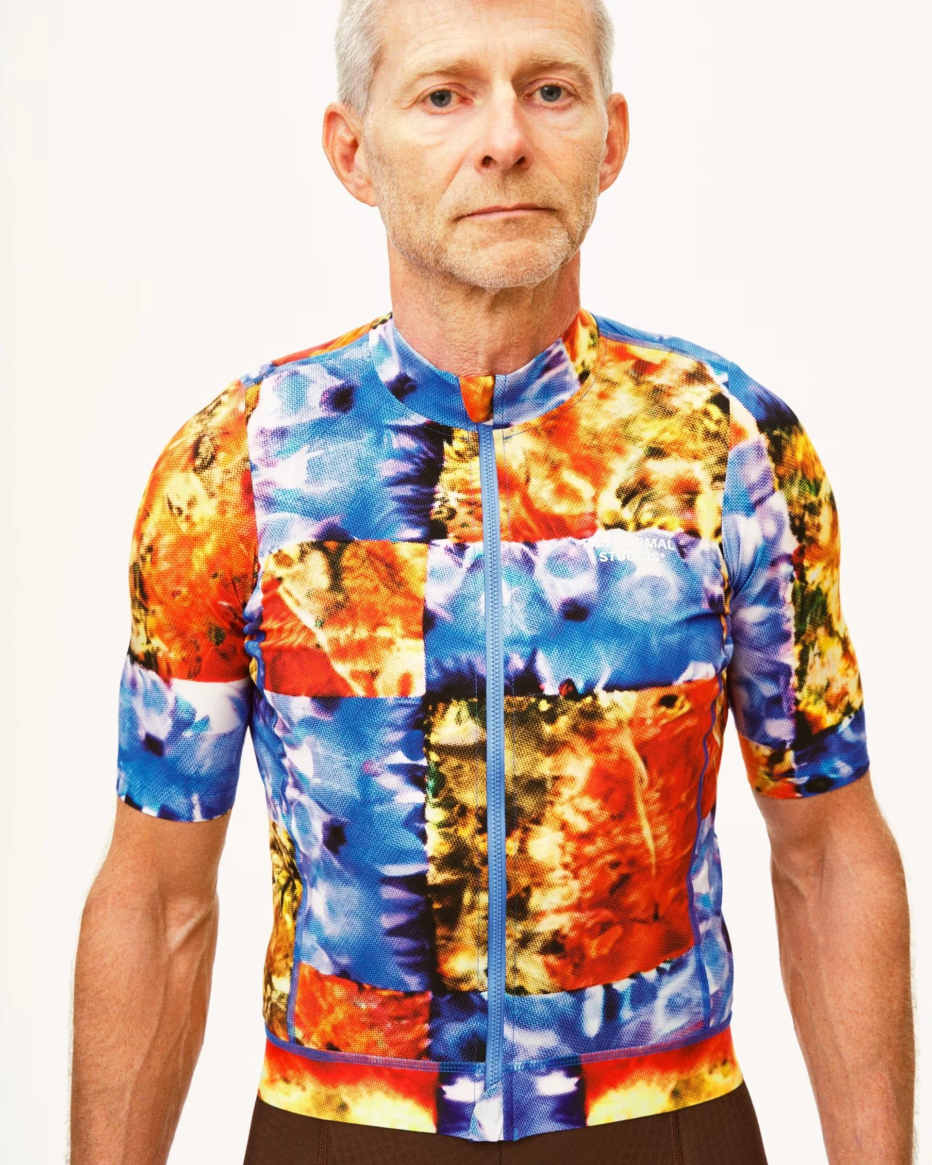 CAFÉ DU CYCLISTE Floriane Jersey Black Print Men — Cycle